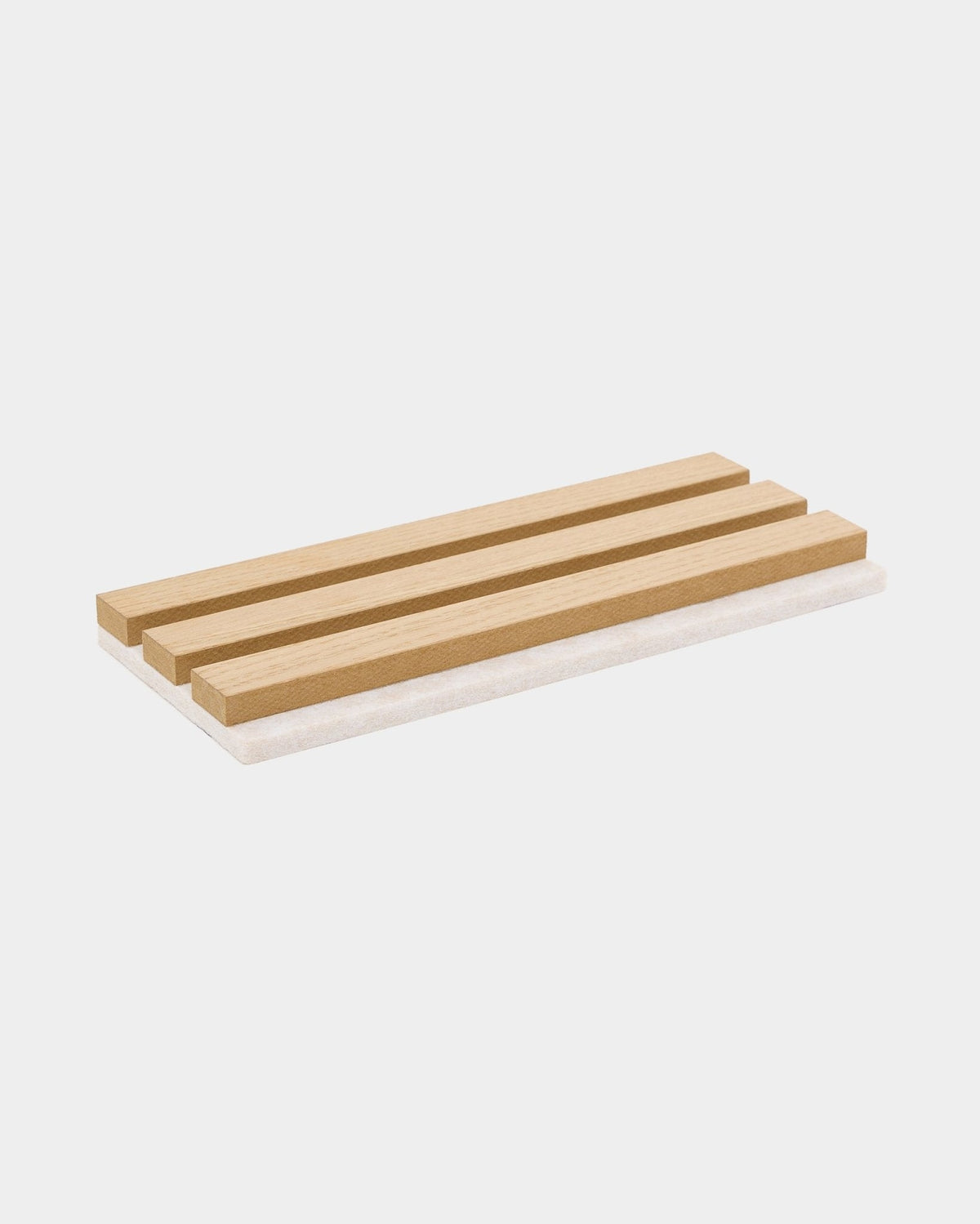 Akupanel sample, Classic Oak Light Beige Felt