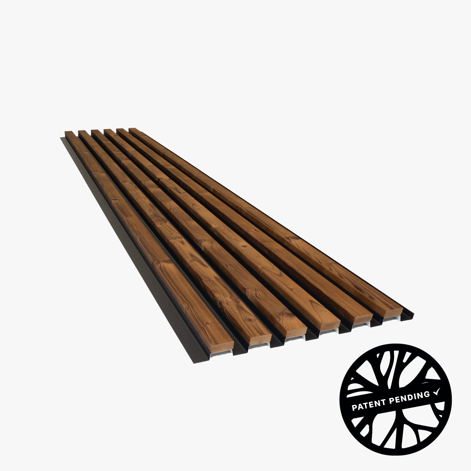 Aluwood Outdoor Panel - Oiled Brown