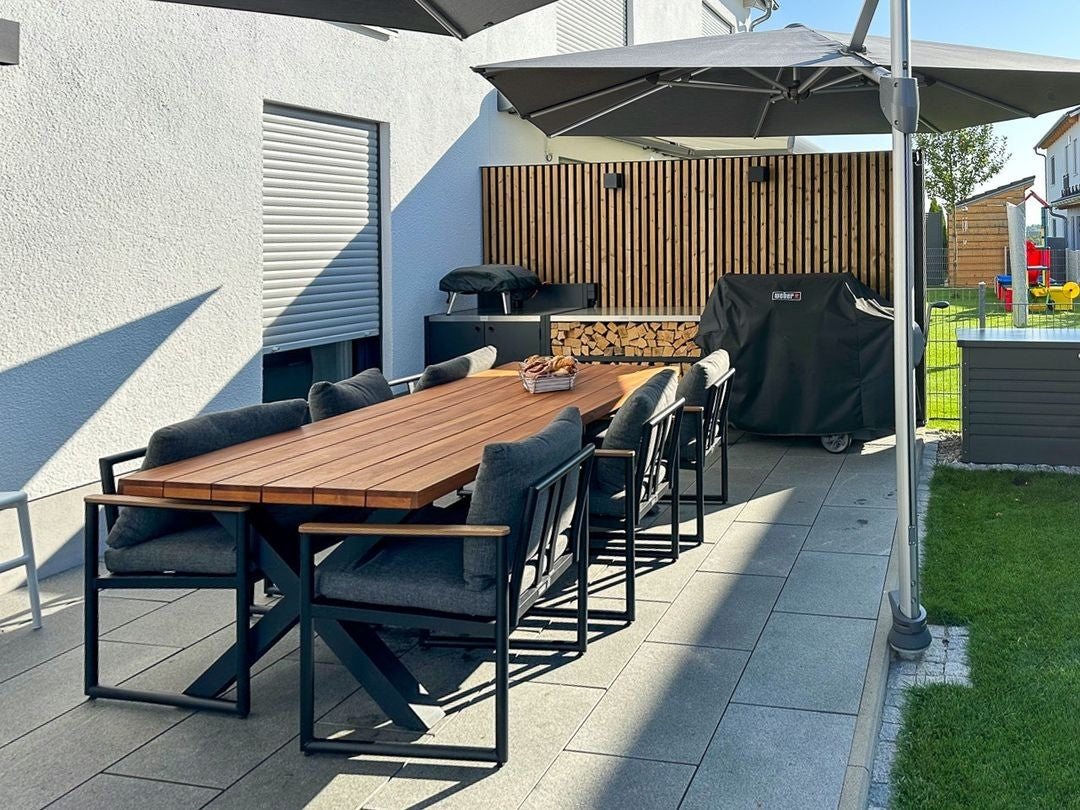 Aluwood Outdoor Panel - Oiled Brown