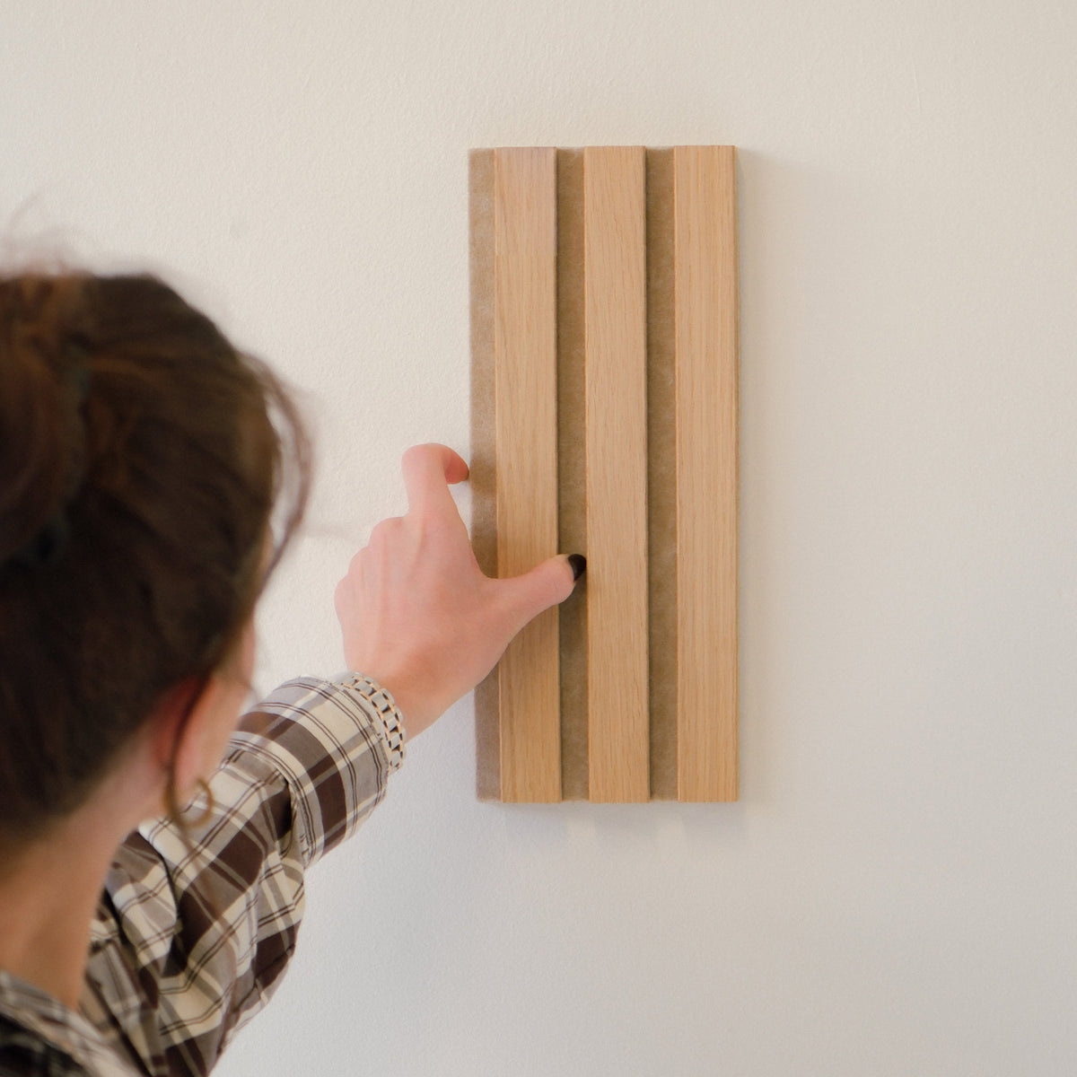 Thula Wall acoustic slat panel feature wall