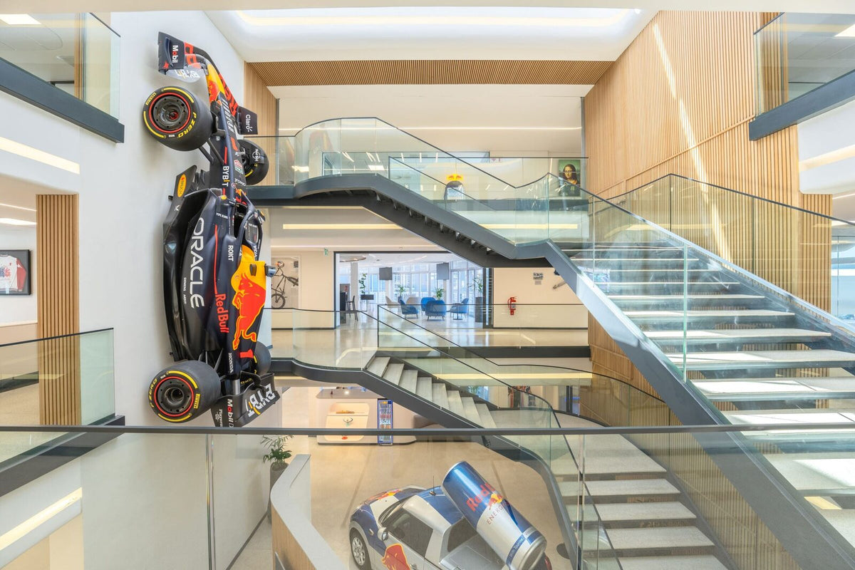 Thula Wall slat panels in the Red Bull Cape Town office atrium