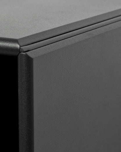 Arka Open Cabinet in black, product detail