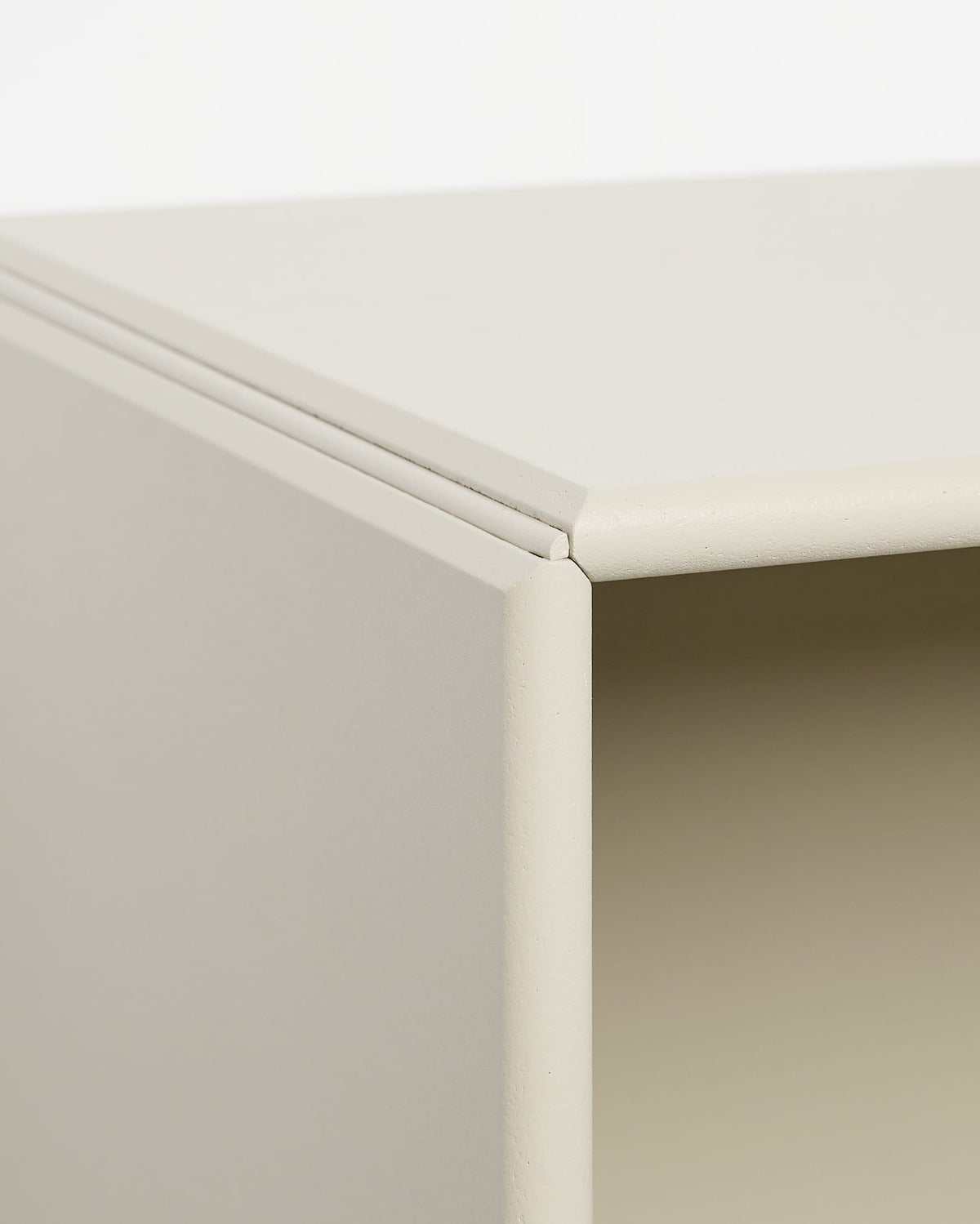 Arka Open Cabinet in beige, product detail