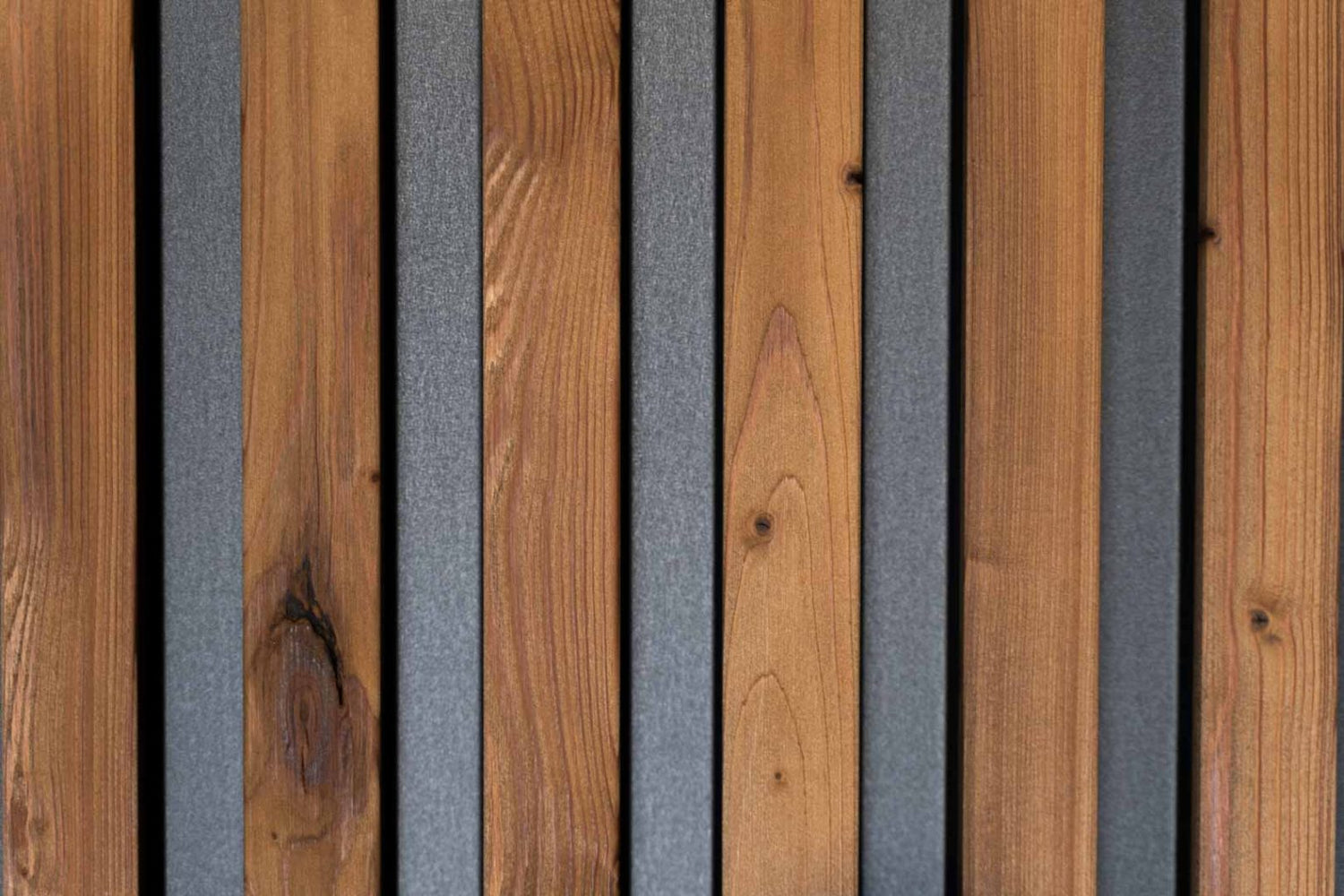 Aluwood Outdoor Panel - Oiled Brown